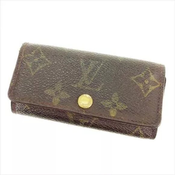 Louis Vuitton Key holder Key case Monogram Brown Woman Authentic Used Y3135 - Picture 1 of 6